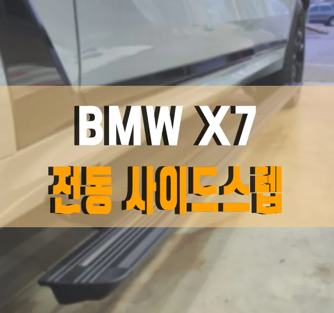 BMW X7 body kit installation result