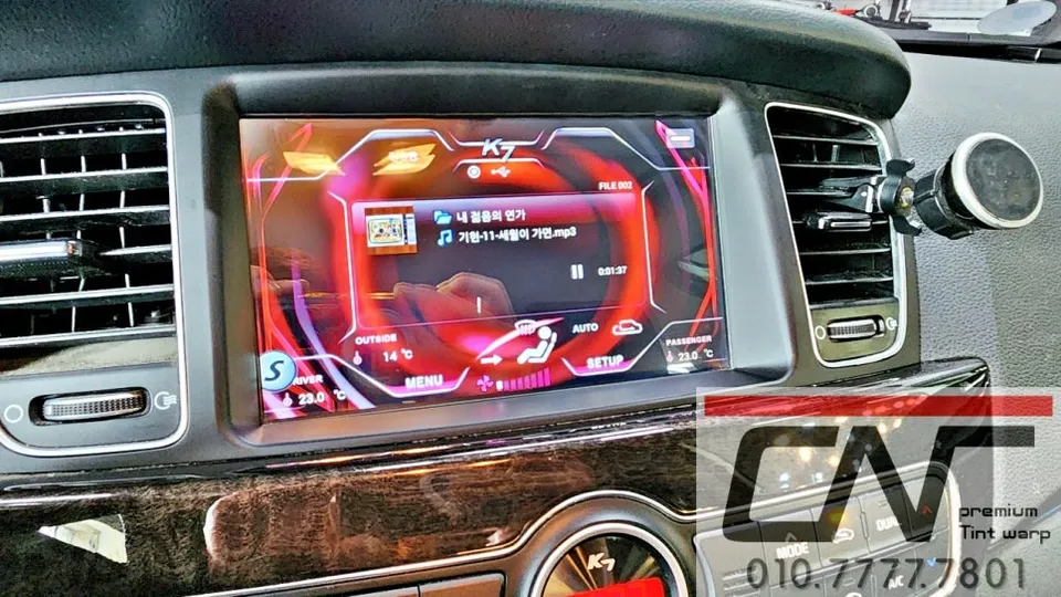 Kia K7のドラレコ取付事例|費用目安と仕上がり 施工写真 3-2