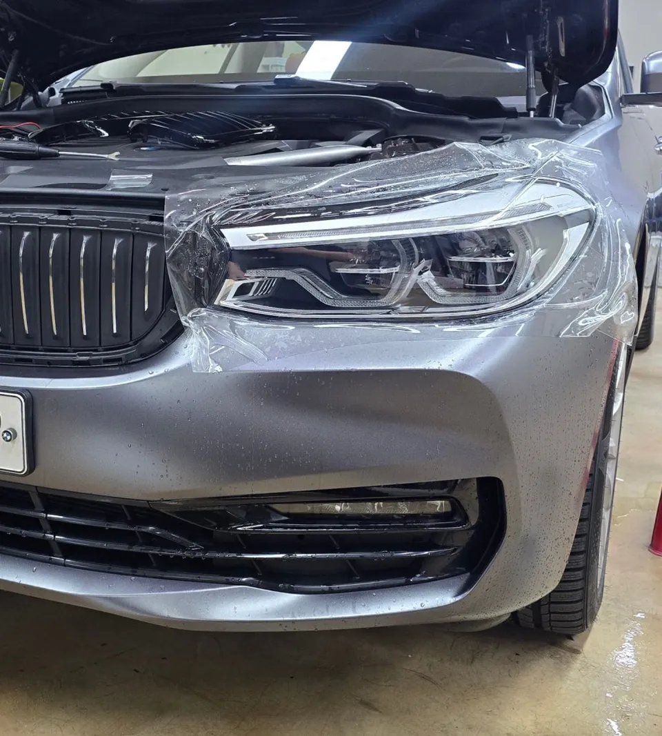 BMW 6GT vinyl wrap - BMW 6GT Vinyl Wrap Review: Satin Dark Grey Upgrade photo 3