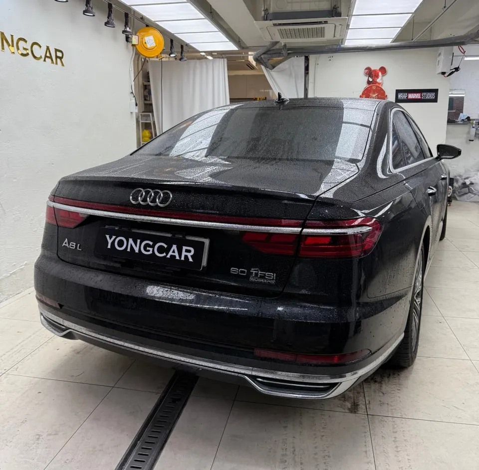 Audi A8のPPF部分施工事例|費用目安と仕上がり 施工写真 2-1
