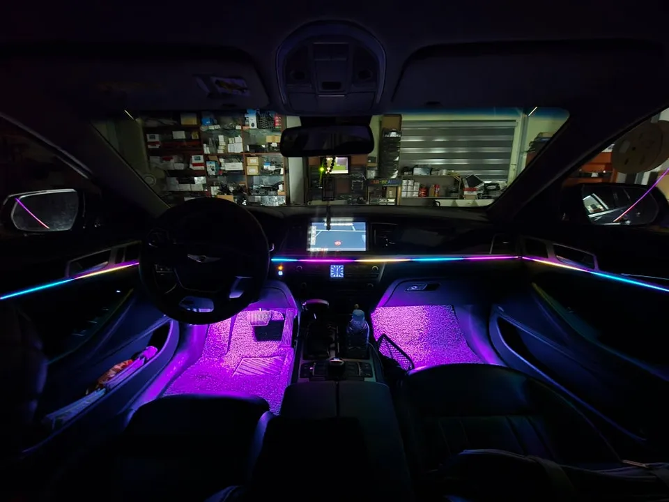 Genesis G80 DH ambient lighting - Genesis G80 Ambient Lighting Upgrade Review photo 4