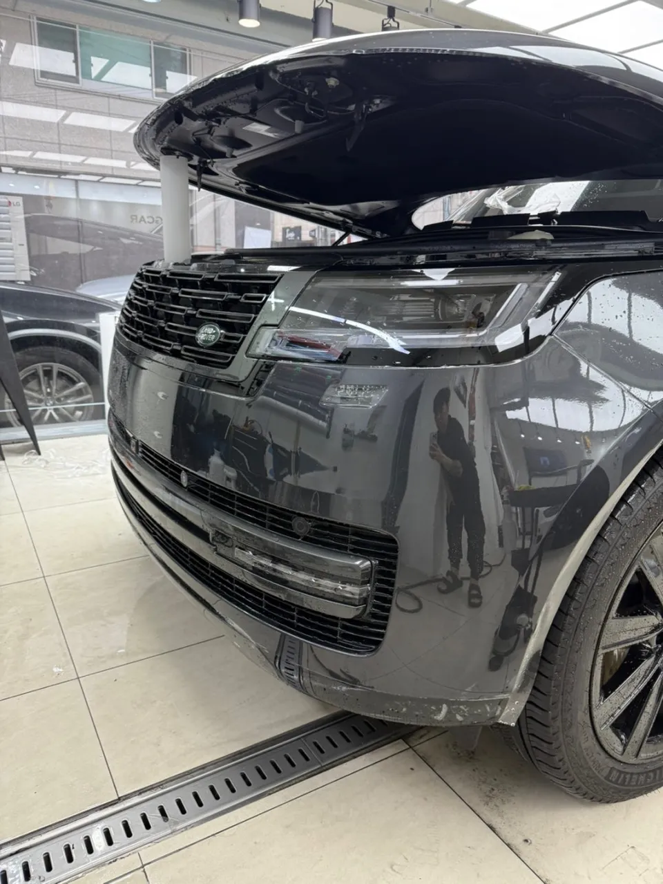 Land Rover Range Rover SportのPPF施工事例 施工写真 4-2