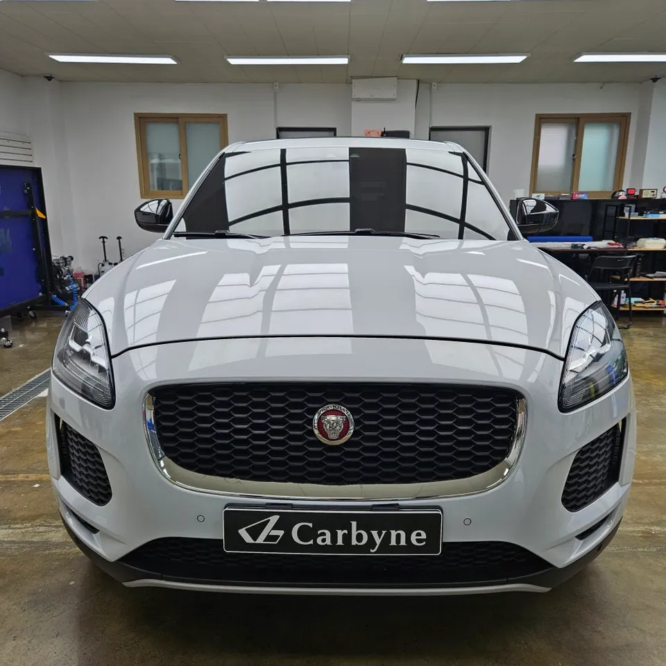 Jaguar E-PACE vinyl wrap installation result