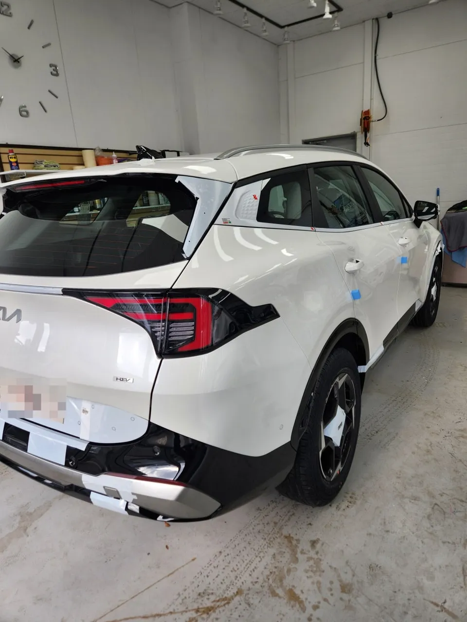 Kia Sportageのカーフィルム施工事例|断熱・スモークフィルム 施工写真 1-3