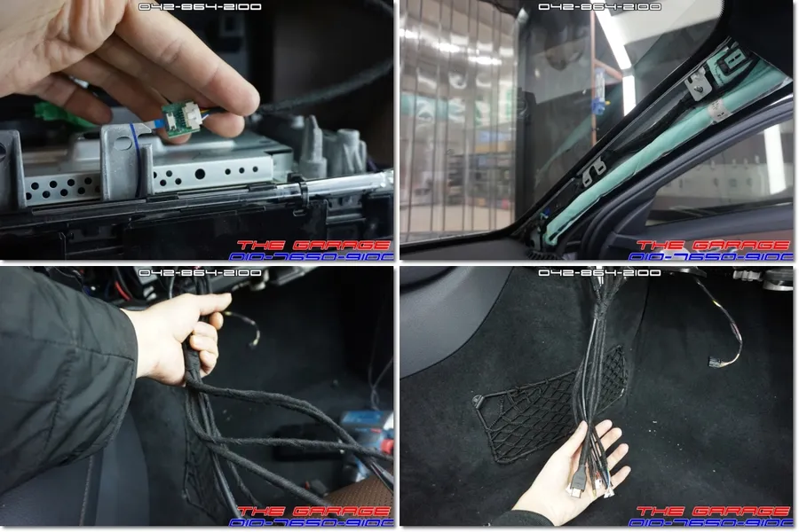 Mercedes-Benz S-Class W222のAndroid Auto・CarPlay取付事例 施工写真 1-3