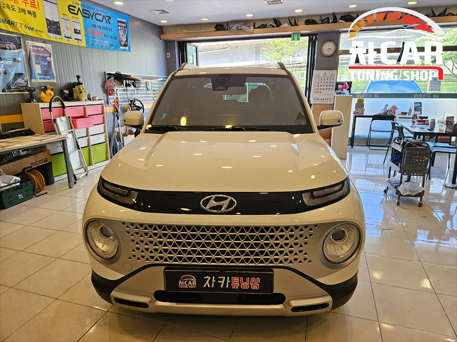Hyundai Casperのドライブレコーダー取付事例 施工写真 1