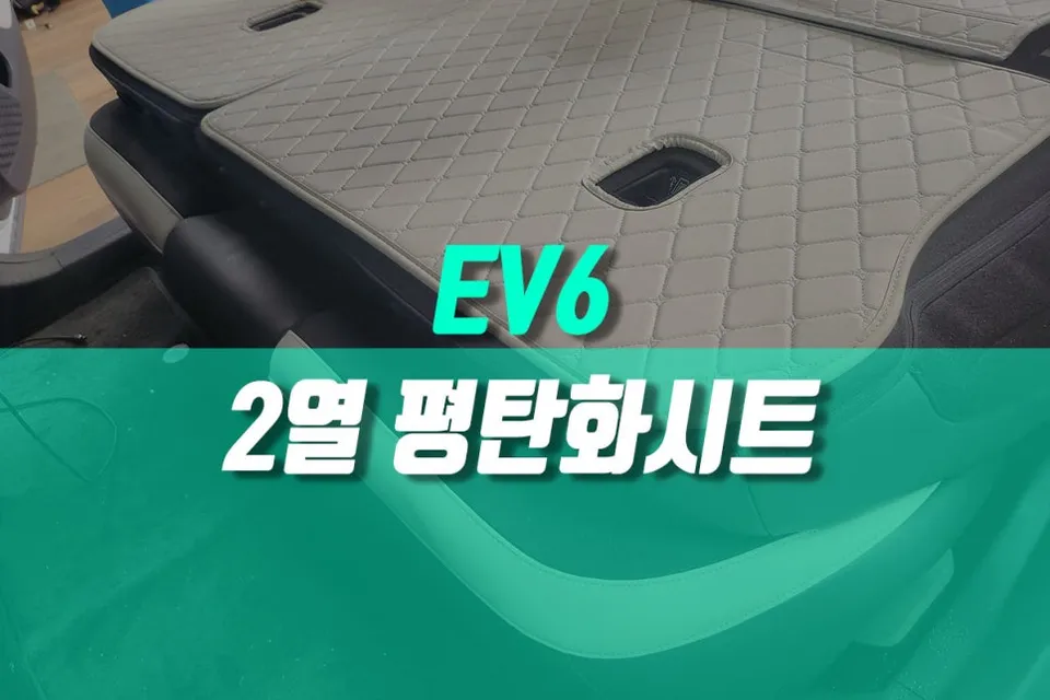 Kia EV6 interior customization installation result