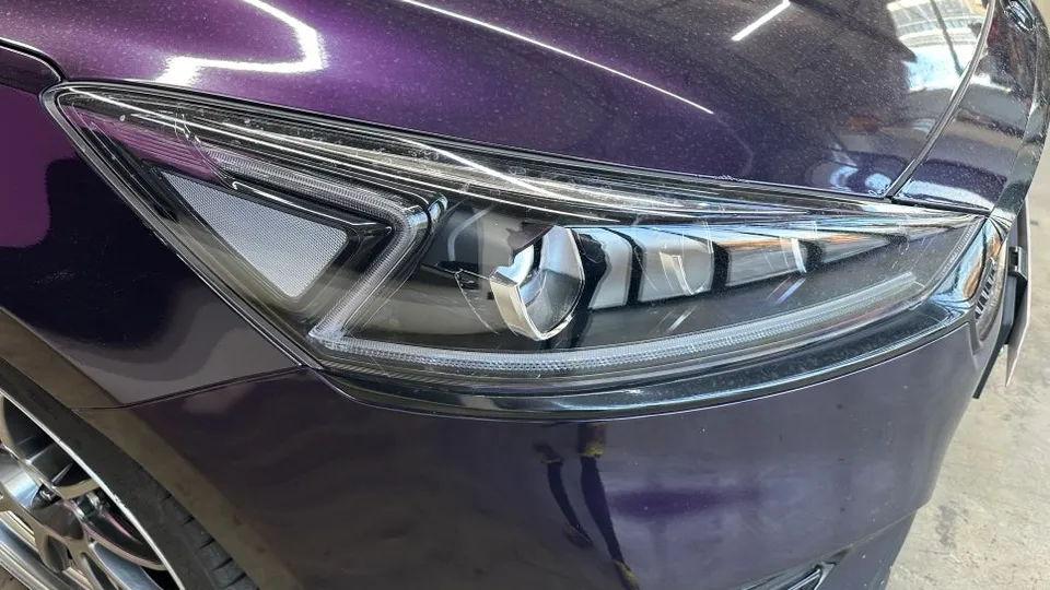 Kia K7 YG ppf - Kia K7 PPF Review: Headlight Smoked Film for Dress-Up photo 4