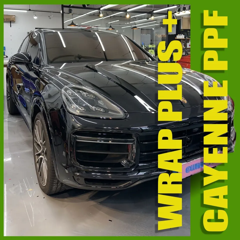 Porsche CayenneのPPF施工事例|費用目安と仕上がり 施工写真 1-1