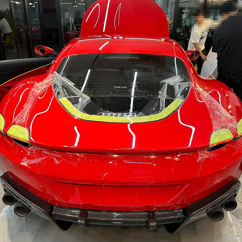 Ferrari RomaのPPF施工事例|韓国での実例紹介 施工写真 2-2
