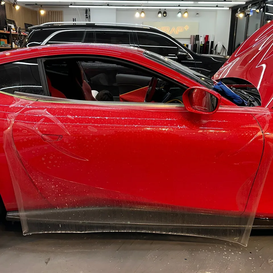 Ferrari RomaのPPF施工事例|韓国での実例紹介 施工写真 3-2