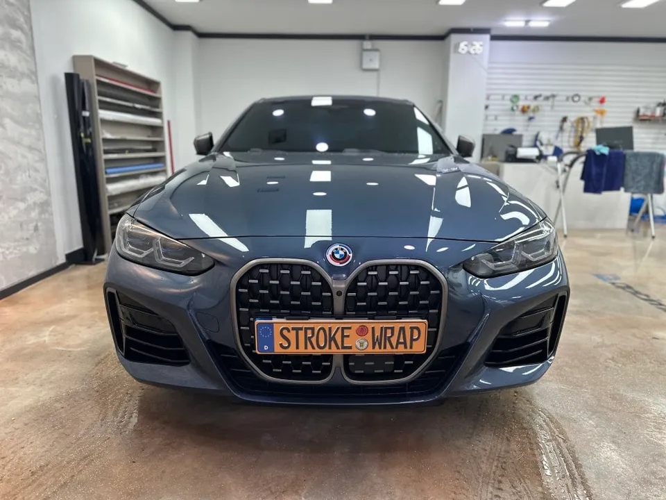 BMW 4 Series G22 Vinyl Wrap Review: Forged Carbon Hood