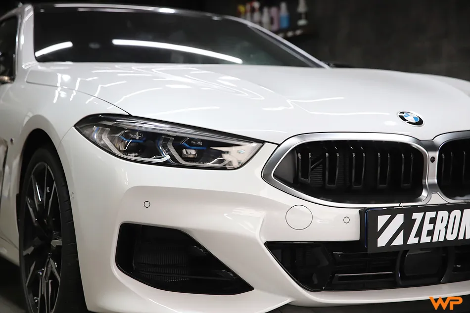 BMW 850i wrap ppf package - BMW 850i Chrome Delete Wrap & PPF Review photo 6
