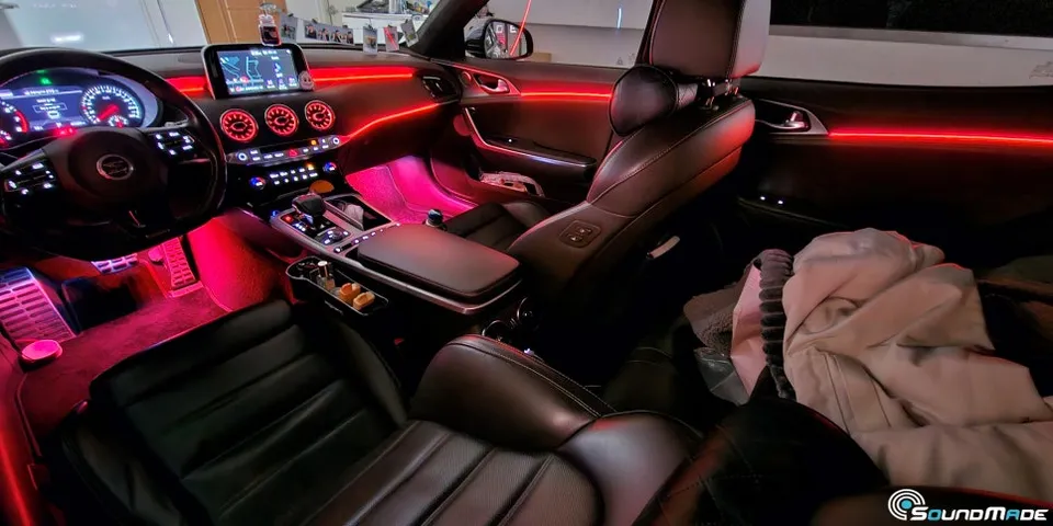 Kia Stinger ambient lighting - Kia Stinger Ambient Lighting Review: Cost & Results photo 3