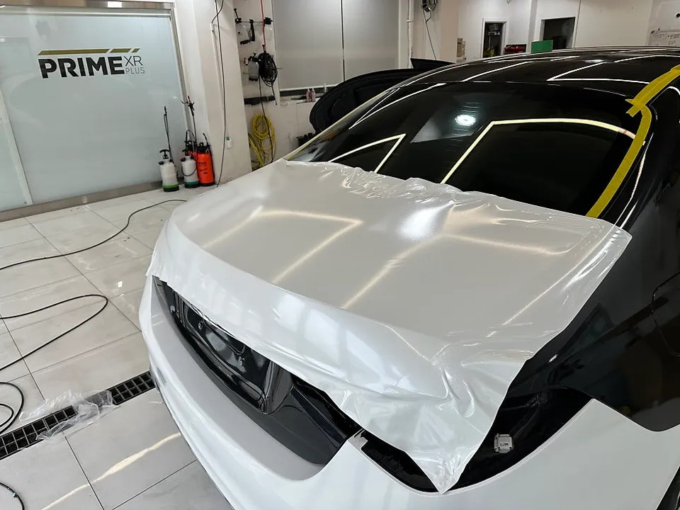メルセデス・ベンツ Sクラス W223 カーラッピング事例 施工写真 1-3