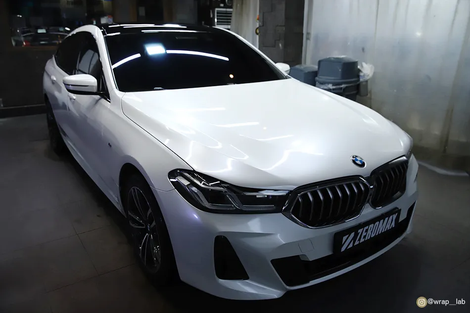 BMW 6 Series GT Vinyl Wrap Review: Pearl White Transformation