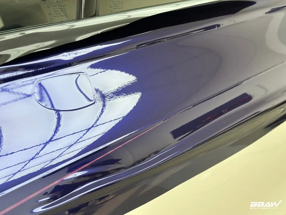 Mercedes-Benz EQSのカーラッピング事例|費用目安・仕上がり 施工写真 3-2
