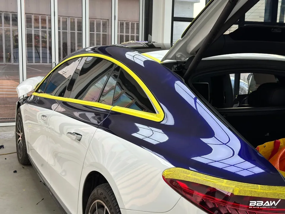 Mercedes-Benz EQSのカーラッピング事例|費用目安・仕上がり 施工写真 2-3