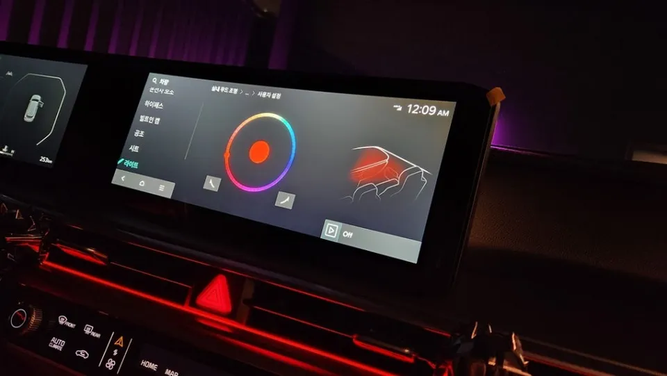 Kia Sorento MQ4 ambient lighting - Kia Sorento MQ4 Ambient Lighting Review: Cost & Results photo 6