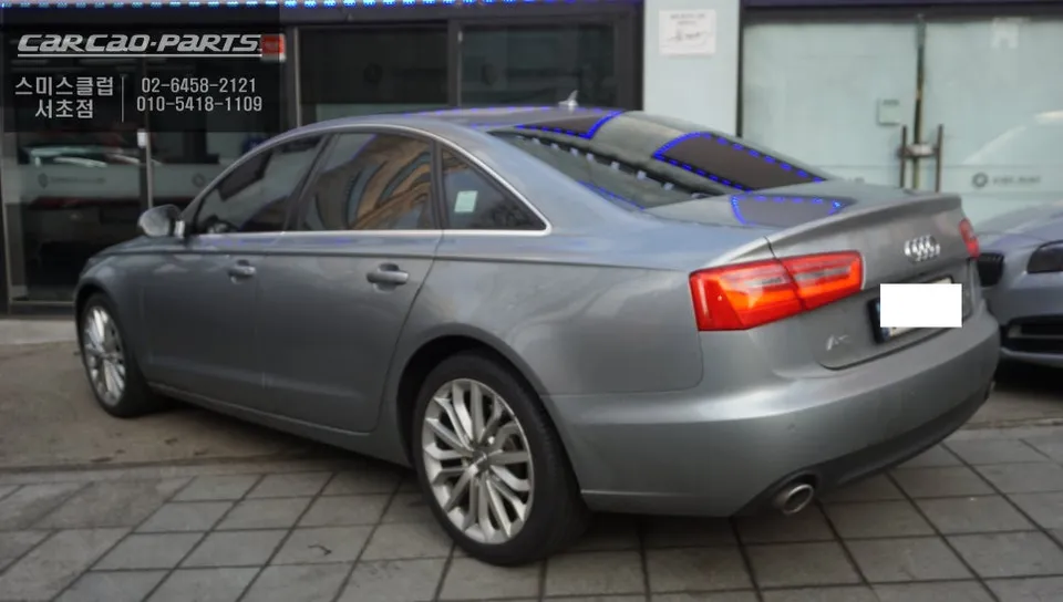 Audi A6 C7のAndroid Auto・CarPlay取付事例 施工写真 3-2