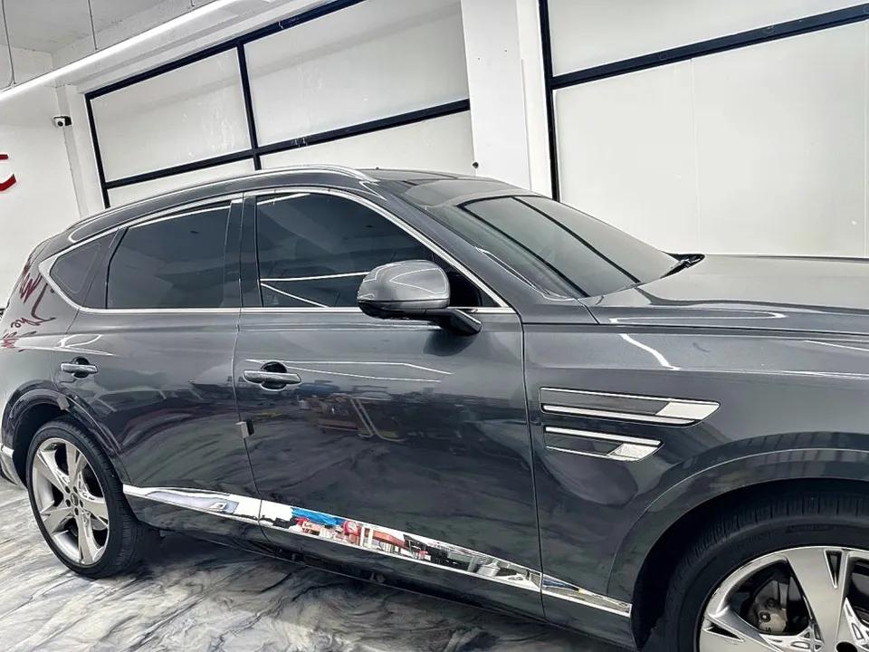 Genesis GV80 Vinyl Wrap Review: Satin White Color Change photo 2