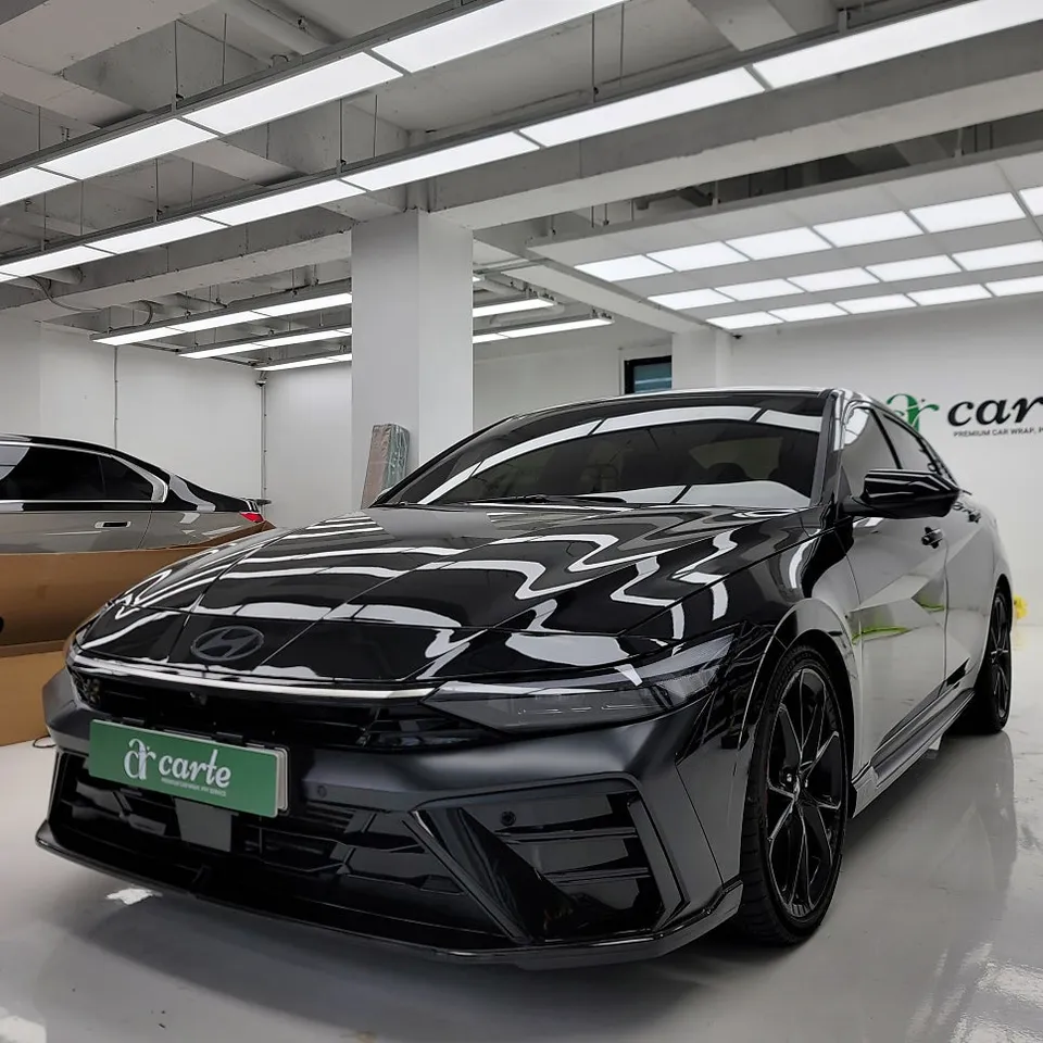 Hyundai Elantra Nのカーラッピング事例｜費用目安・仕上がり 施工写真 3-3