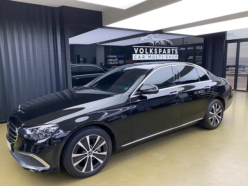 Mercedes-Benz E-Class W213 car audio installation result