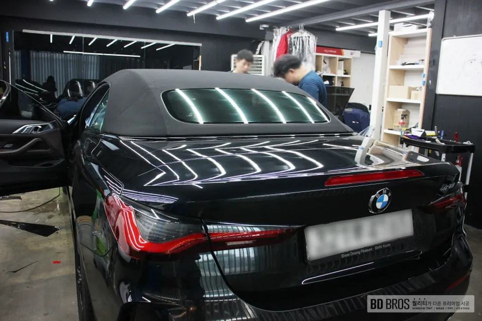 BMW 4 Seriesのカーフィルム施工事例｜費用目安・仕上がり 施工写真 2-3