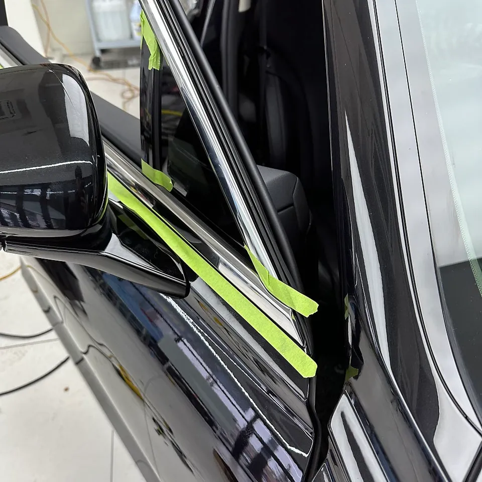 Genesis G80 vinyl wrap - Genesis G80 Vinyl Wrap Review: All-Black Transformation photo 4