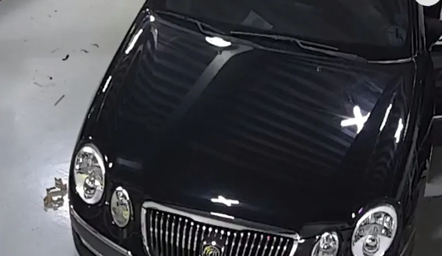 Kia Opirus steering wheel installation result