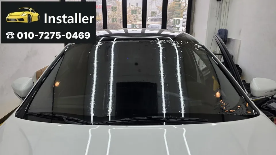 Hyundai Grandeur IGのカーフィルム施工事例 施工写真 3