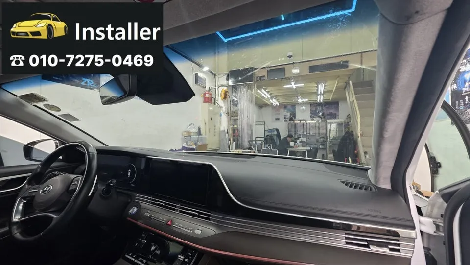 Hyundai Grandeur IGのカーフィルム施工事例 施工写真 5