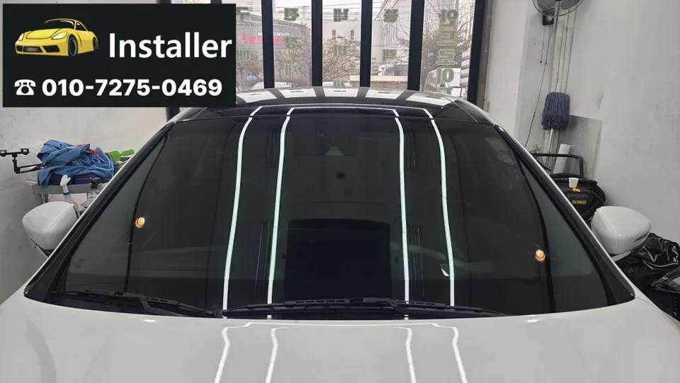 Hyundai Grandeur IGのカーフィルム施工事例 施工写真 6