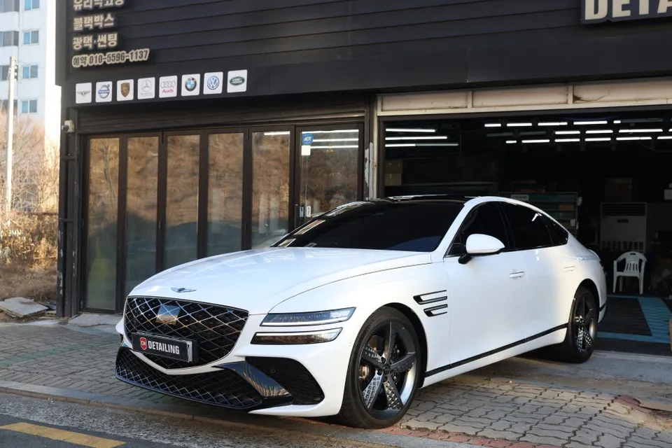 Genesis G80 PPF施工事例｜費用目安・仕上がり 施工写真 1-3