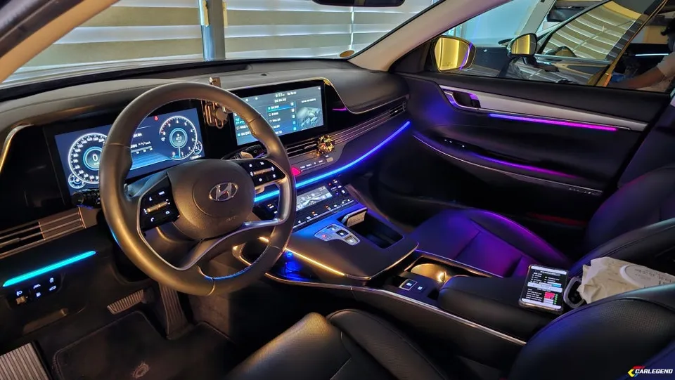Hyundai Grandeur GN7 ambient lighting - Hyundai Grandeur Ambient Lighting Review - Enhanced Interior Mood photo 3