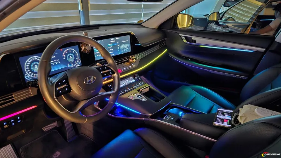 Hyundai Grandeur GN7 ambient lighting - Hyundai Grandeur Ambient Lighting Review - Enhanced Interior Mood photo 4
