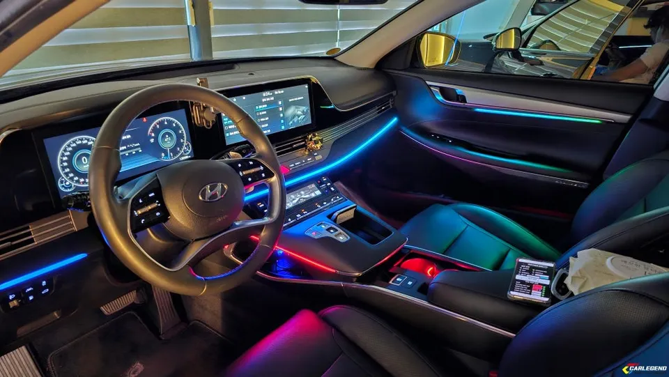 Hyundai Grandeur GN7 ambient lighting - Hyundai Grandeur Ambient Lighting Review - Enhanced Interior Mood photo 5