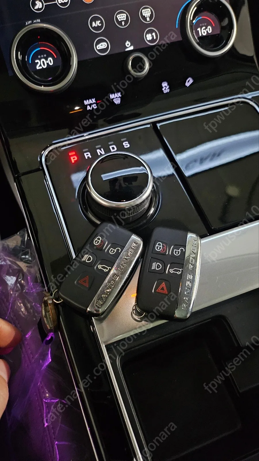 Land Rover Range Rover Velar oem options installation result