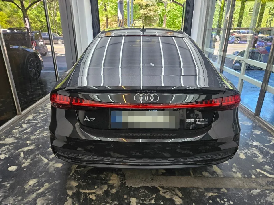 Audi A7のガラスコーティング事例|韓国での施工例 施工写真 3-1