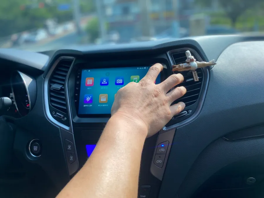 Hyundai Santa Fe DM android head unit - Hyundai Santa Fe DM Android Head Unit Review: Cost & Results photo 5