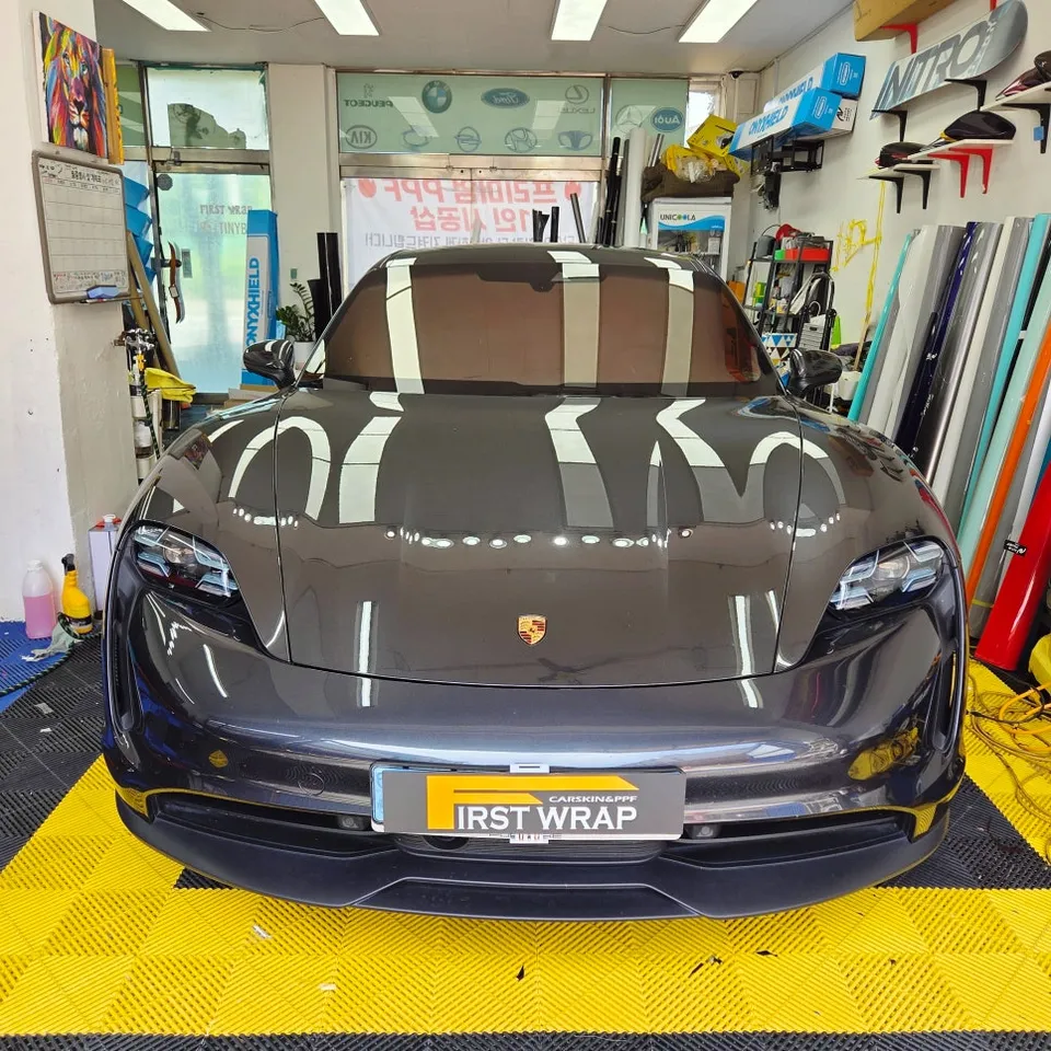 Porsche Taycan 4S ppf installation result