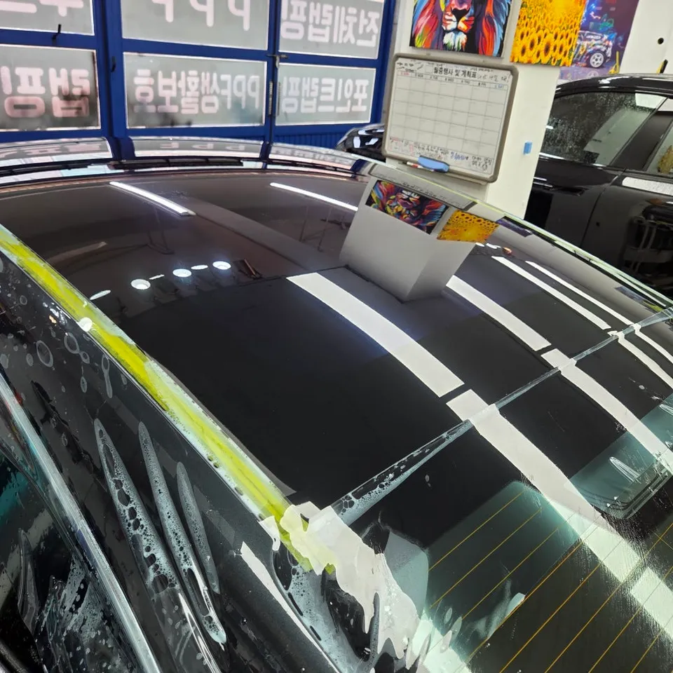Porsche Taycan 4S ppf - Porsche Taycan 4S PPF Review: Heat Rejection & Protection photo 4
