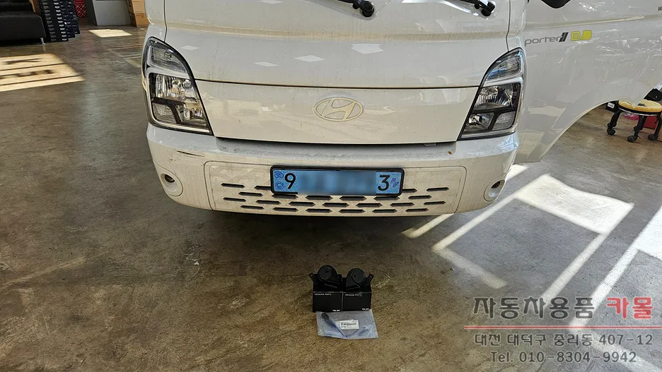 Hyundai Porter 2 ambient lighting installation result