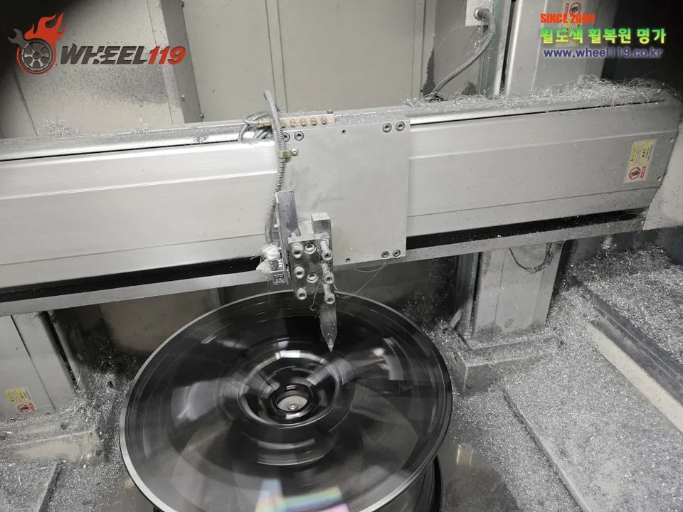 BMW 7 Series wheel repair - BMW 7 Series Wheel Repair & Diamond Cut Review photo 5