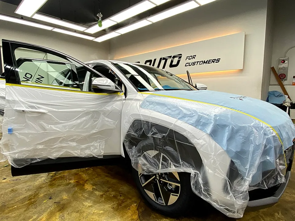 Hyundai Tucsonのカーフィルム施工事例｜費用目安・仕上がり 写真