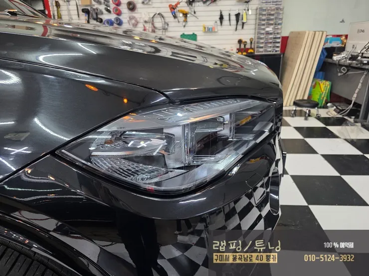 BMW X5 F15のヘッドライトPPF施工事例｜費用目安・仕上がり 施工写真 1-3