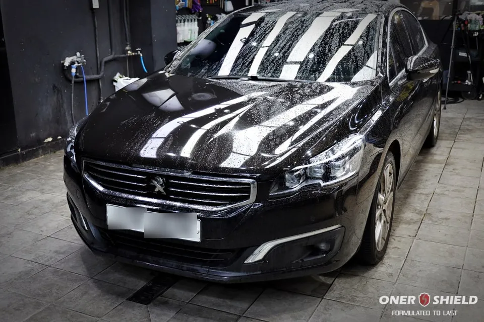 Peugeot 508のガラスコーティング事例|費用目安・仕上がり 施工写真 2-2