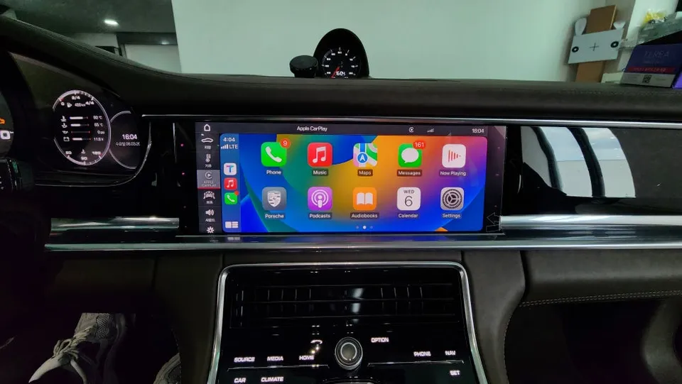 Porsche Panamera 971 android head unit - Porsche Panamera 971 CarPlay Upgrade Review photo 4