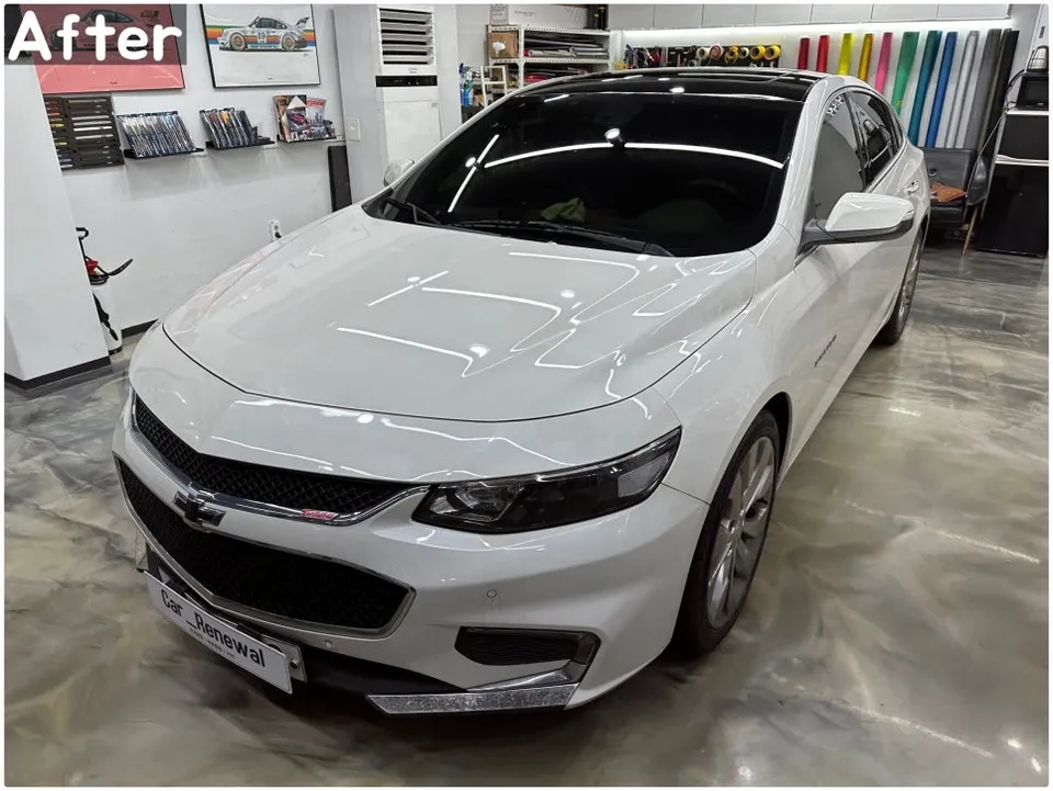 Chevrolet Malibuのカーラッピング事例 施工写真 3