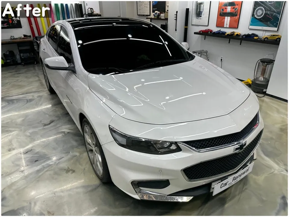 Chevrolet Malibuのカーラッピング事例 施工写真 5